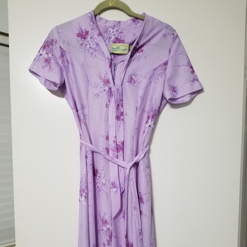 Vintage Marti Petite Poly Shift Dress S/M